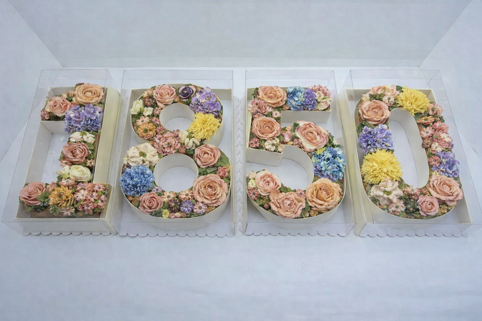 Birthday Number or Letter Cupcake Bouquet /22 -24 Cupcakes